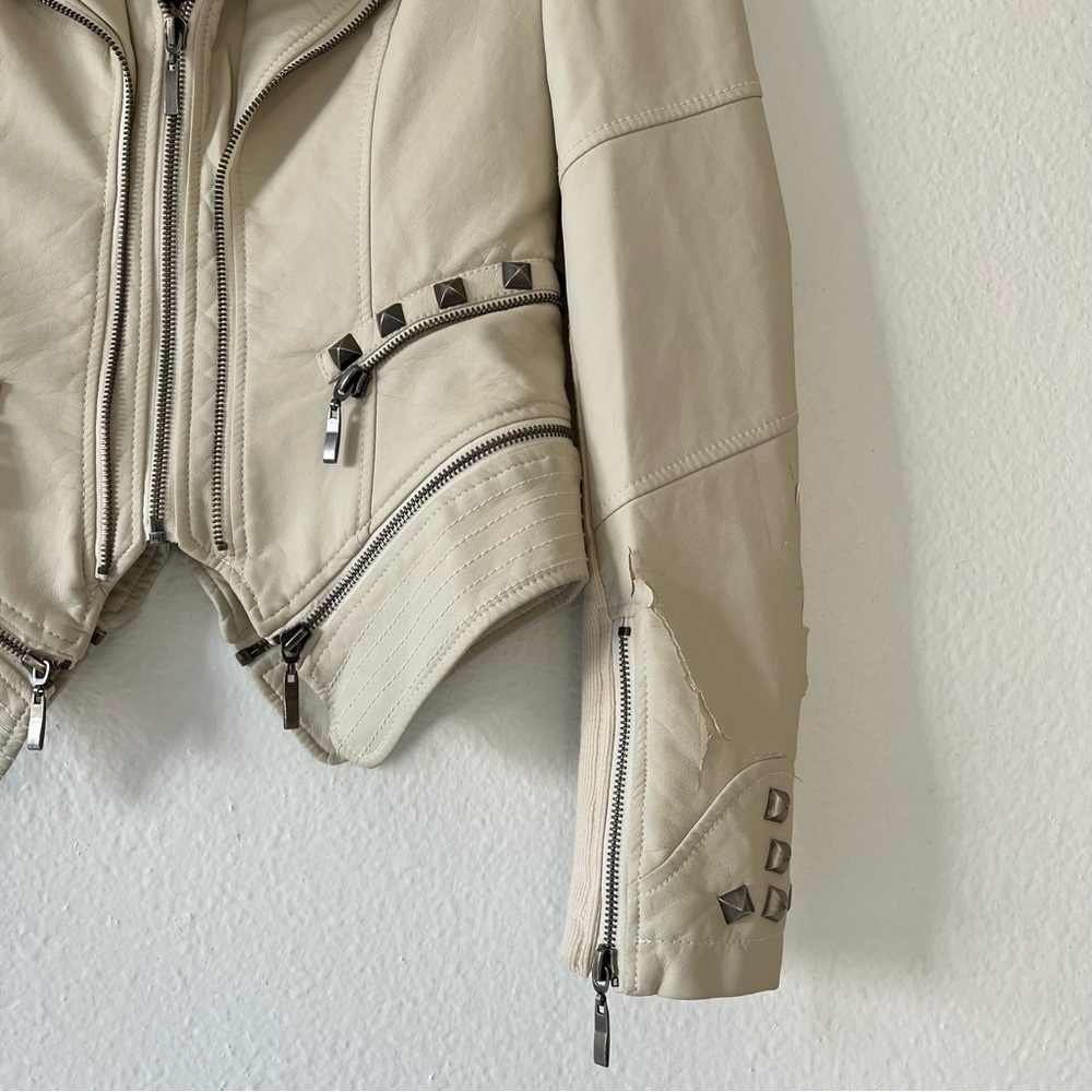 TCEC Riveted Faux Leather Jacket - Picture 6 of 16